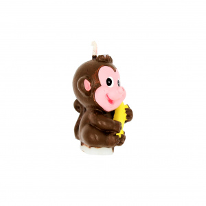 Lumânare decorativă figurină - Maimuțică 3.5x3.5x5 cm