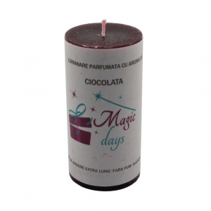 Lumânare parfumată Magic Days ciocolată 10cm