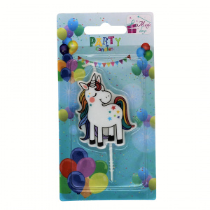 Lumânare party Unicorn Rainbow - Img 3