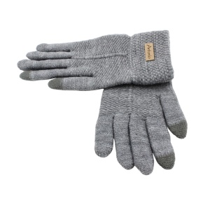 Mănuși damă, Antonio, cu funcție touch, culoare maro, one size
