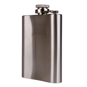 Set cadou pentru bărbați, MEN'S COLLECTION, gel de duș și sticluță de buzunar din oțel inoxidabil
