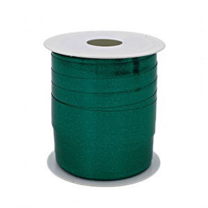 Minirola rafie lucioasa verde închis 10m x 10mm