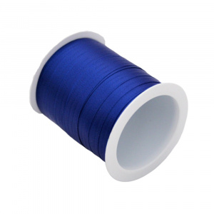 Minirolă rafie sintetică albastru 10m x 10mm - Img 2