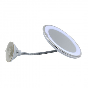 Oglindă machiaj, cu lumină led, 20 cm