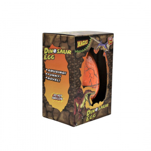 Ou portocaliu figurină surpriză dinozaur XL