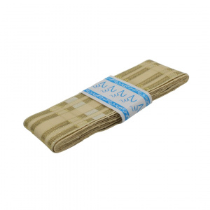Panglică textilă CREM AURIU 38mm x 2m - Img 1