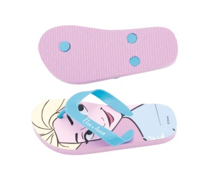 Papuci Flip-flops, pentru copii, model Frozen, culoarea albastru, Arditex