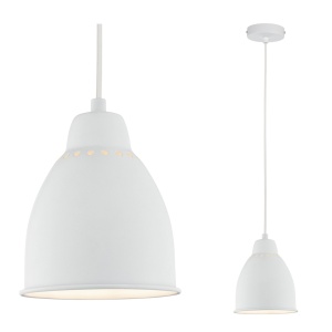 Pendul Neordic Hilla pentru plante, max. 1x40W, bec E27, culoare alb, 230V, din metal
