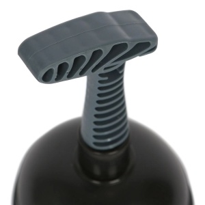 Pompă manuală, ventuză pentru desfundat chiuvete și scurgeri, 13x16 cm, negru
