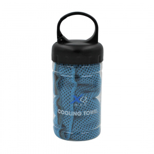 Prosop albastru cu efect de răcire, XQ Max, 80x27 cm