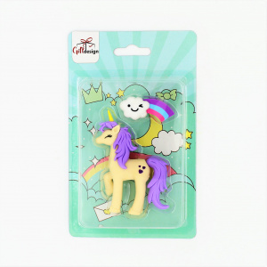 Radieră puzzle colecționabilă seria Unicorn crem - Img 4