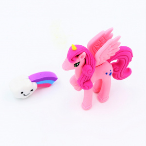 Radieră puzzle colecționabilă seria Unicorn roz