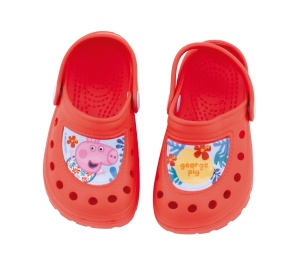 Saboți tip crocs, pentru copii, model Peppa Pig, Arditex