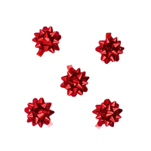 Set 10 steluțe autoadezive, 5 cm, Brizzolari, culoarea roșu - Img 4