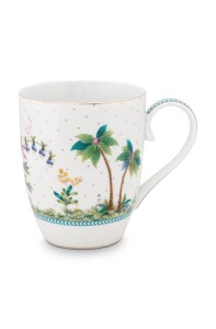 Set 2 cani din porțelan, Pip Studio, 350ml, colecția Jolie White