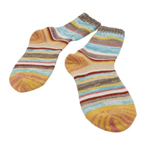 Set 3 perechi șosete colorate, Antonio, unisex, model dungi, 35/38