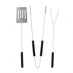 Set 3 ustensile inox pentru grătar - Img 2
