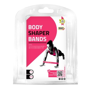 Set benzi elastice Pure 2 Improve, Body Shaper – 3 benzi de rezistență pentru femei, 100% latex