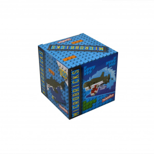Set construcție Microbricks rechin 150 piese