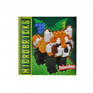 Set construcție Microbricks red-panda 180 piese