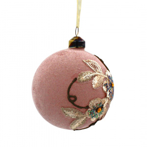 Set Decoris 2 globuri rose elegante