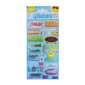 Set stickere Popular Words