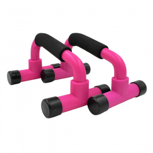 Set suport mânere push-up XQ Max, roz