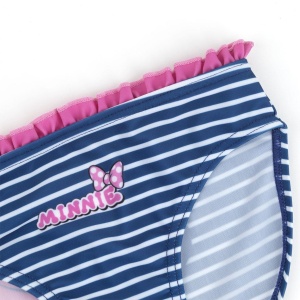 Slip înot pentru fetițe, Minnie cu dungulițe