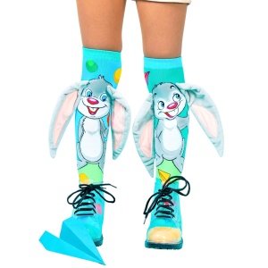 Șosete lungi colorate Madmia pentru băieți Hop Hop Bunny 6-99 ani
