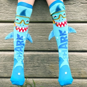 Șosete lungi colorate Madmia pentru băieți Shark 6-99 ani