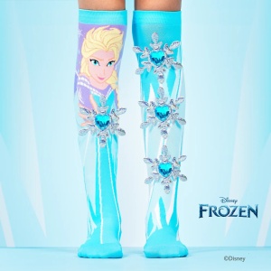 Șosete lungi colorate Madmia pentru fete fantasy Frozen 3-5 ani