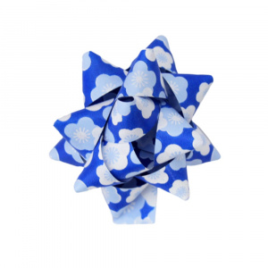 Stele autoadezive Flowers 9 cm albastru
