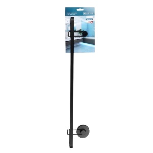 Suport pentru prosoape, Bathroom Solutions, prindere cu ventuză, negru mat, 60x8.5x10 cm - Img 8