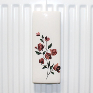 Umidificator calorifer floare acuarelă 20x8x3 cm - Img 2