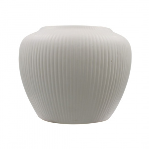 Vază decorativă ceramică alb 15x15x13cm