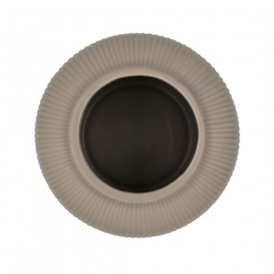 Vază decorativă ceramică bej 15x15x13cm