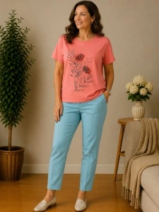 Pantaloni vara cu buzunare 741