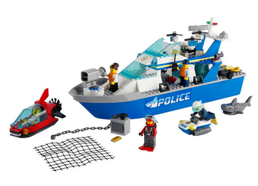 Barca de patrula a politiei