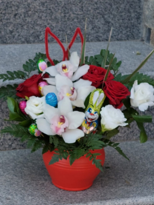 Aranjament floral Happy Easter