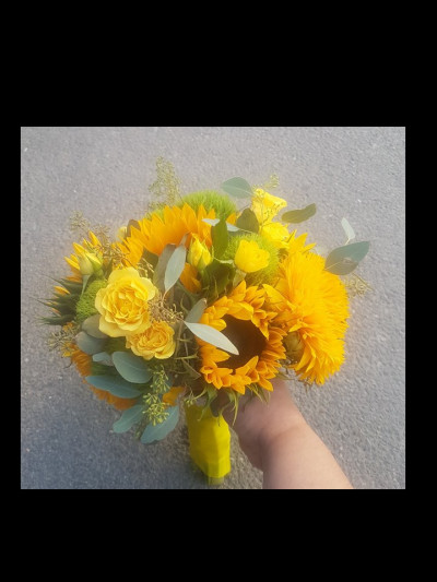 Buchet cu floarea soarelui