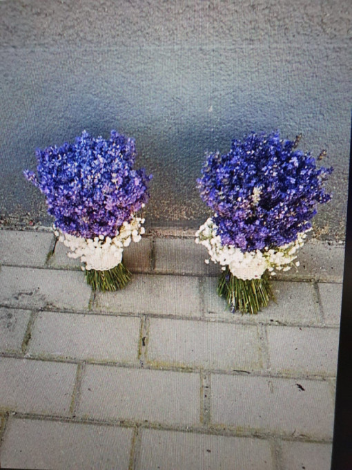 Buchet Lavanda si Floarea miresei
