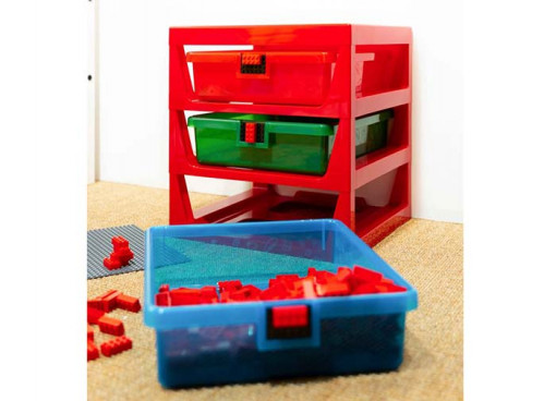Organizator LEGO cu trei sertare