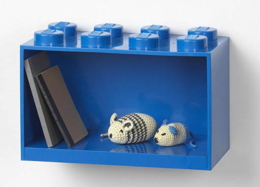 Raft Caramida LEGO 2x4 - Albastru