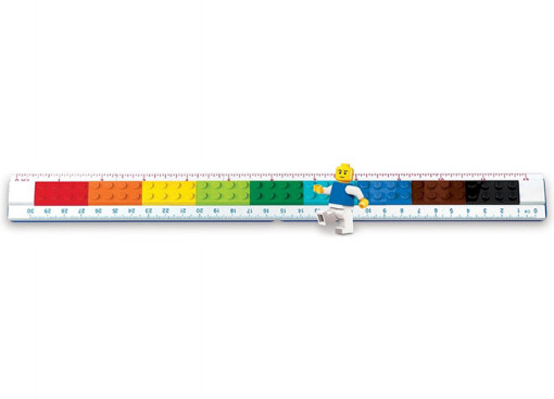 Rigla LEGO construibila cu minifigurina (52558)