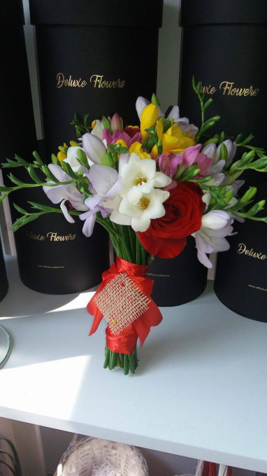 Buchet cununie frezii