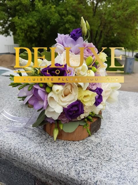 Buchet cu nuante lila B13