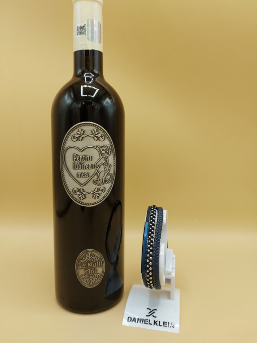 Set bratara DKJ.6.2107-2 + Sticla Vin