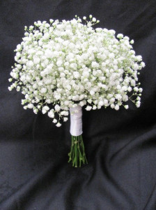 Buchet de mireasa cu floarea miresei