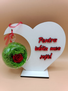 Cadou Trandafir criogenat pentru sotie