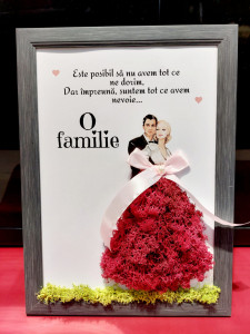 Tablou cu licheni - O familie